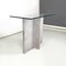 Italian Modern Rectangular Console Table in Glass and Cement, 1980s 2