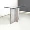 Italian Modern Rectangular Console Table in Glass and Cement, 1980s, Image 2