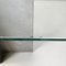 Italian Modern Rectangular Console Table in Glass and Cement, 1980s, Image 9