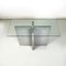 Table Console Rectangulaire Moderne en Verre et Ciment, Italie, 1980s 5