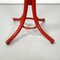 Italian Modern Red Wooden Floor Coat Hanger, 1970s, Image 12