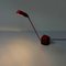 Italian Modern Daphine Adjustable Table Lamp in Red Metal attributed to Cimini Lumina, 1980s, Image 5