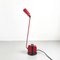 Italienische moderne verstellbare rote Metall Tischlampe Daphine Cimini Lumina zugeschrieben, 1980er 4