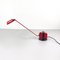 Italian Modern Daphine Adjustable Table Lamp in Red Metal attributed to Cimini Lumina, 1980s, Image 2