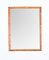 Mid-Century Italian Rectangula Mirror in Bamboo, Italy 1950s, Image 12