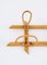 Mid-Century French Riviera Coat Rack in Rattan, Wicker and Bamboo, Italy, 1960s 10