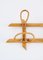 Mid-Century French Riviera Coat Rack in Rattan, Wicker and Bamboo, Italy, 1960s, Image 10