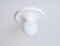 Lámpara de techo blanca atribuida a Castiglioni para Flos, Italia, años 70, Imagen 10