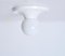 Lampada da soffitto bianca attribuita a Castiglioni per Flos, Italia, anni '70, Immagine 14