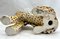 Scultura Leopard in ceramica smaltata dipinta a mano, anni '50, Immagine 3