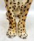 Ceramic Glazed Handpainted Leopard Sculpture, 1950s 11