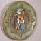 Terracotta Wall Plate with Whimsy Children in Farmer Costumes by Johann Maresch, 1890s 4