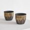 Art Deco Planters with Floral Decor, 1920s-1930s, Set of 2 4