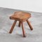 Wabi Sabi Side Table or Stool in Wood, 1950s 4