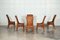 English Wicker Dining Chairs, Mid 20th Century, Set of 6 9