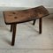 Hungarian Rustic Milking Stool with Curved Seat 4