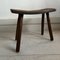 Hungarian Rustic Milking Stool with Curved Seat 7