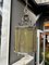 Italian Nickel and Curved Murano Glass Lantern, 1920s 2