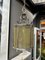 Italian Nickel and Curved Murano Glass Lantern, 1920s, Image 2