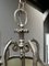 Italian Nickel and Curved Murano Glass Lantern, 1920s 6