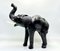 Figurine Sculpture Éléphant Vintage en Cuir, 1960s, Set de 2 9