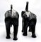 Vintage Leather Elephant Sculpture Figure, 1960s, Set of 2 15