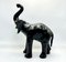 Vintage Leather Elephant Sculpture Figure, 1960s, Set of 2 10