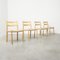 Danish Beech & Papercord Model 84 Dining Chairs by Niels Otto N. O. Møller for J.L. Møllers, 1950s, Set of 4 7