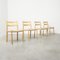 Danish Beech & Papercord Model 84 Dining Chairs by Niels Otto N. O. Møller for J.L. Møllers, 1950s, Set of 4, Image 7