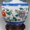 Lámpara de mesa china Art Déco vintage de cerámica, mediados del siglo XX, Imagen 7