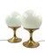 Mid-Century Brass Table Lamps attributed to Ingo Maurer for Stilnovo, Italy, 1960s, Set of 2, Image 3