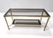 Rectangular Brass Coffee Table with Mirrored Glass Edges, Italy, 1960s, Image 5