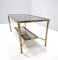 Rectangular Brass Coffee Table with Mirrored Glass Edges, Italy, 1960s 4