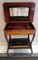 French Napoleon III Style Dressing Table with Mirror and Faux Drawer, 1850s 4