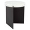 Alwa One White Black Side Table by Pulpo 1