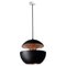 Here Comes the Sun Large Black and Copper Pendant Lamp by Bertrand Balas 1