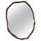 Large Dark Varnish Ondulation Mirror by Alice Lahana Studio, Image 1