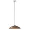 Small Brown Headhat Plate Pendant Lamp by Santa & Cole 1