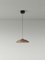 Small Brown Headhat Plate Pendant Lamp by Santa & Cole, Image 4