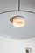 Small White Headhat Plate Pendant Lamp by Santa & Cole 11