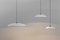 Small White Headhat Plate Pendant Lamp by Santa & Cole 9