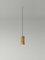 Lámpara colgante Cirio simple de latón de Antoni Arola, Imagen 2