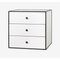 49 Smoked Oak Frame Box with 3 Drawers by Lassen, Image 4