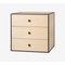 49 Smoked Oak Frame Box with 3 Drawers by Lassen 3