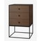 49 Smoked Oak Frame Sideboard with 3 Drawers by Lassen, Image 2