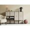49 Black Ash Frame Sideboard with 1 Drawer by Lassen 8