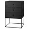 49 Black Ash Frame Sideboard with 3 Drawers by Lassen 1