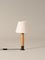 Lampada da tavolo Básica M1 bianca e in bronzo di Santiago Roqueta per Santa & Cole, Immagine 3