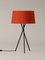 Lámpara de mesa Trípode G6 en rojo de Santa & Cole, Imagen 2