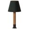 Bronze and Green Básica M1 Table Lamp by Santiago Roqueta for Santa & Cole 1